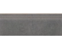 Bestone Dark Grey 29,7x119,7 Rektyfikowana Stopnica Ceramica Limone