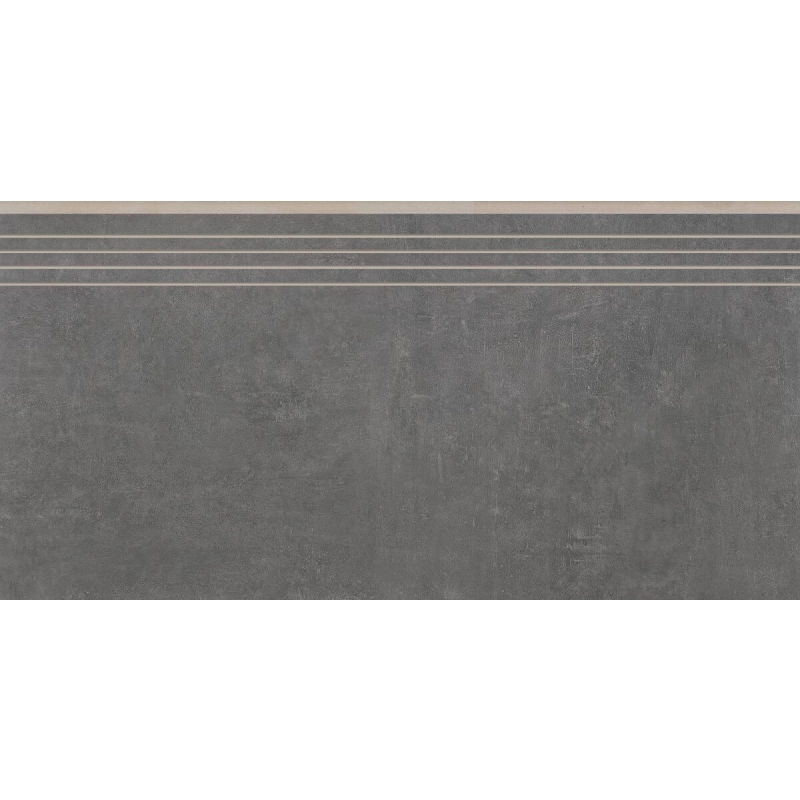 Bestone Dark Grey 29,7x59,7  Stopnica Nacinana Ceramica Limone