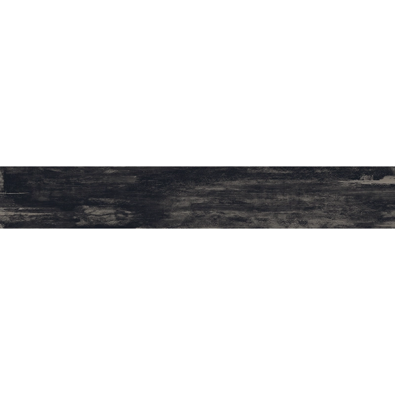 Płytka gresowa Holiday Wood black STR 119,8x19x0,8 Tubądzin Maciej Zień