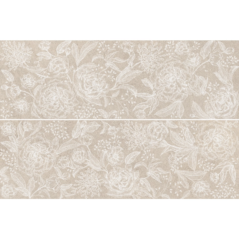 Marazzi Naturalia Decoro Incisione Beige 33x100 Rett. MENP