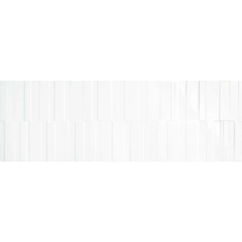 Marazzi Pure White Lux Struttura Code 3D 30x90 Rett. M12Y