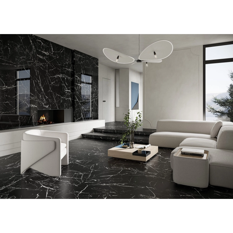 Gres Marmo Morocco Black Poler 1197x597x8 Cerrad + La Mania