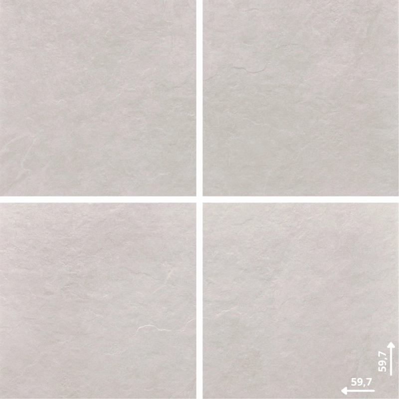 Ash White 59,7x59,7 Gres Szkliwiony Rektyfikowany Struktura Ceramica Limone