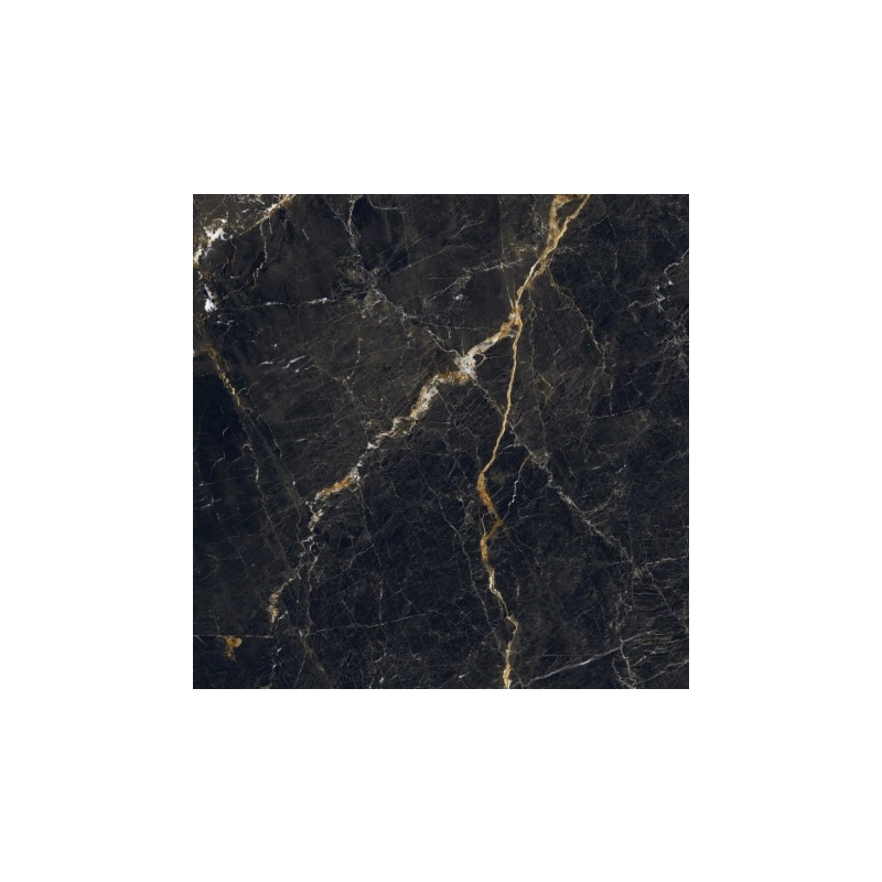 Inferno Nero 119,7x119,7 Gres Szkliwiony Rektyfikowany Polerowany Ceramica Limone