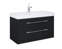 Szafka Barcelona 100 2S Black Hg Pdw 164824 Elita