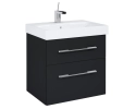 Szafka Barcelona 60 2S Black Matt Pdw 169126 Elita