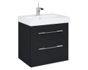 Szafka Barcelona 60 2S Black Hg Pdw 164348 Elita