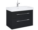 Szafka Barcelona 80 2S Black Matt Pdw 169127 Elita