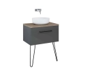 Szafka Futuris 70 1S Anthracite Hg Pdw 167237 Elita