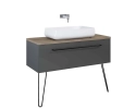 Szafka Futuris 120 1S Anthracite Hg Pdw 167239 Elita