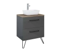 Szafka Futuris 70 2S Anthracite Hg Pdw 167223 Elita