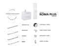Słupek Roma Plus 35 2D Dąb Canela Pdw 169132 Elita