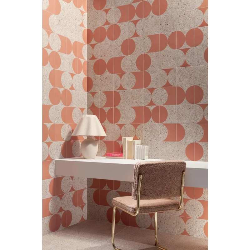 Dekor gresowy Funky pink 1 19,8x19,8 Tubądzin Maciej Zień