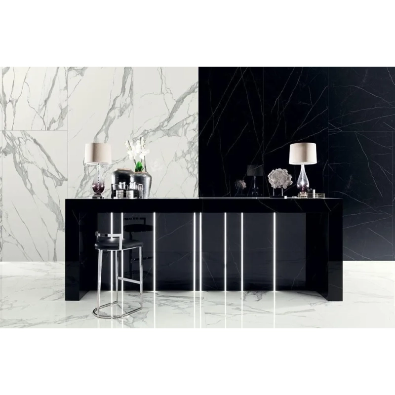 Płytka gresowa Specchio Carrara POL 119,8x59,8 Tubądzin Maciej Zień