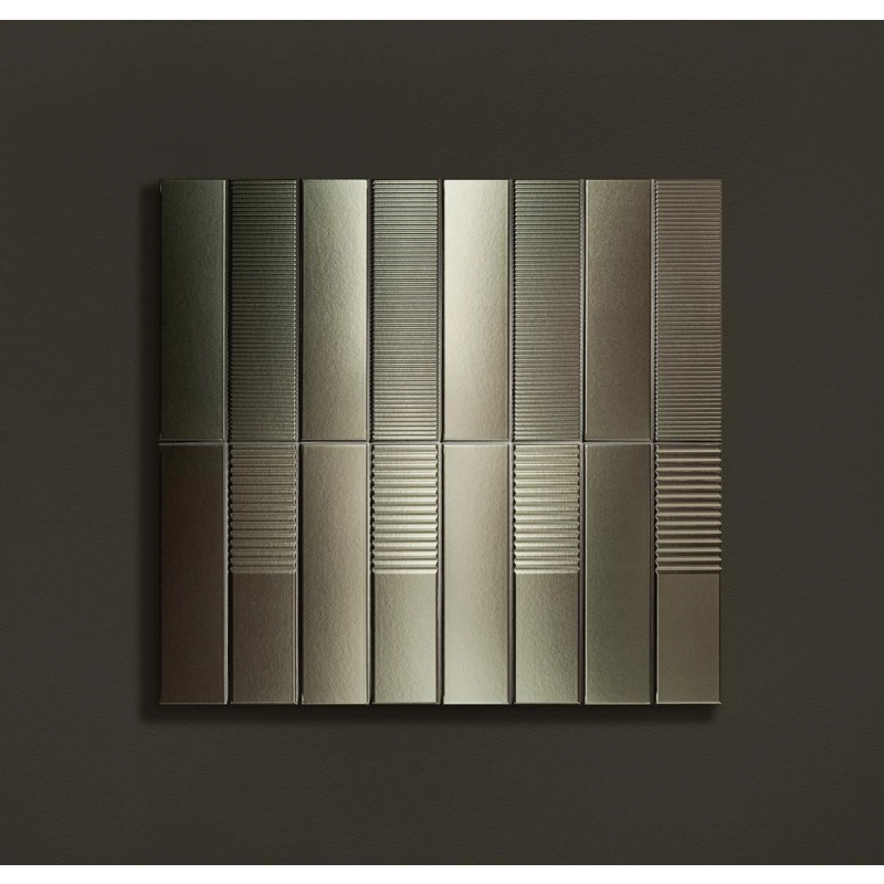 Płytka ścienna Groove metallic 2 STR 29,8x7,8x1 Tubądzin