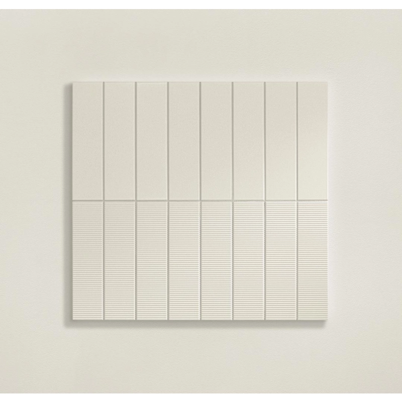 Płytka ścienna Groove white sugar 1 STR 29,8x7,8x1 Tubądzin