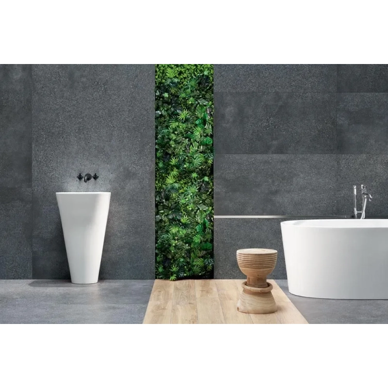 Płytka gresowa Terrazzo graphite MAT 119,8x119,8 Tubądzin Maciej Zień