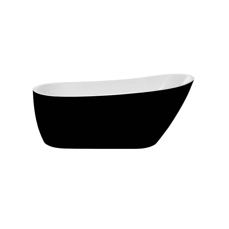 Wanna wolnostojąca biało-czarna Mega-N 170x78 EMPORIA-WS205-1700-BW Emporia