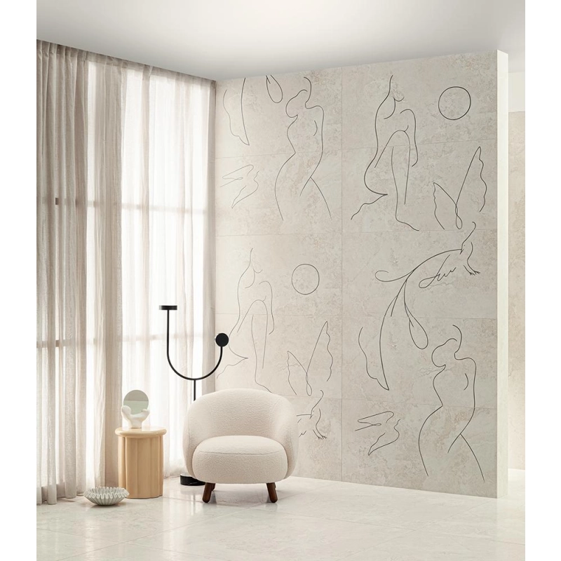 Dekor gresowy ścienny Teri Soft Line A 119,8x59,8x0,8 Tubądzin