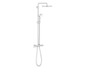 Tempesta cosmopolitan system 250 system prysznicowy z termostatem do montażu ściennego chrom 26670000 Grohe