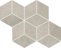 Pure City Grys Mozaika Prasowana Romb Hexagon 20,4x23,8 Paradyż