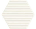 Woodskin Bianco Heksagon Struktura B Ściana 19,8x17,1 Paradyż