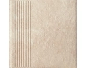 Scandiano Beige Stopnica Prosta 30x30 Paradyż