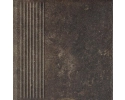Scandiano Brown Stopnica Prosta 30x30 Paradyż