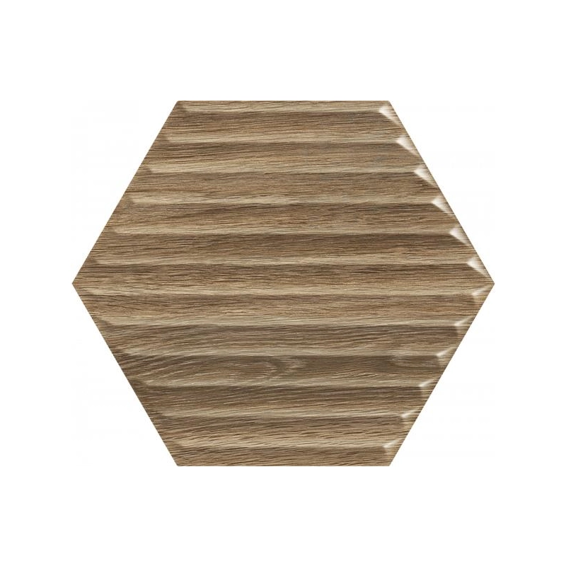 Woodskin Wood Heksagon Struktura B Ściana 19,8x17,1 Paradyż