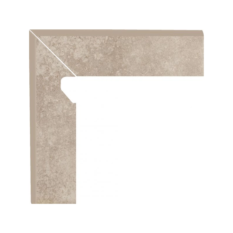 Viano Beige Cokół Cięty  2 El.-Lewy 8,1x30 Paradyż