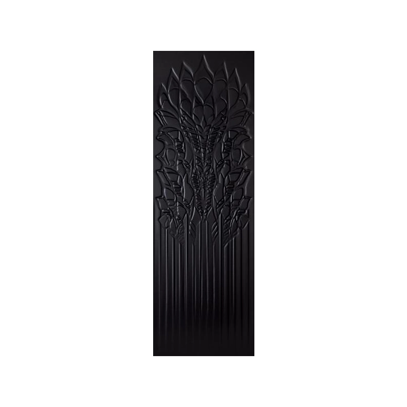 Cold Crown Black Ściana Struktura Rekt. 39,8x119,8 Paradyż
