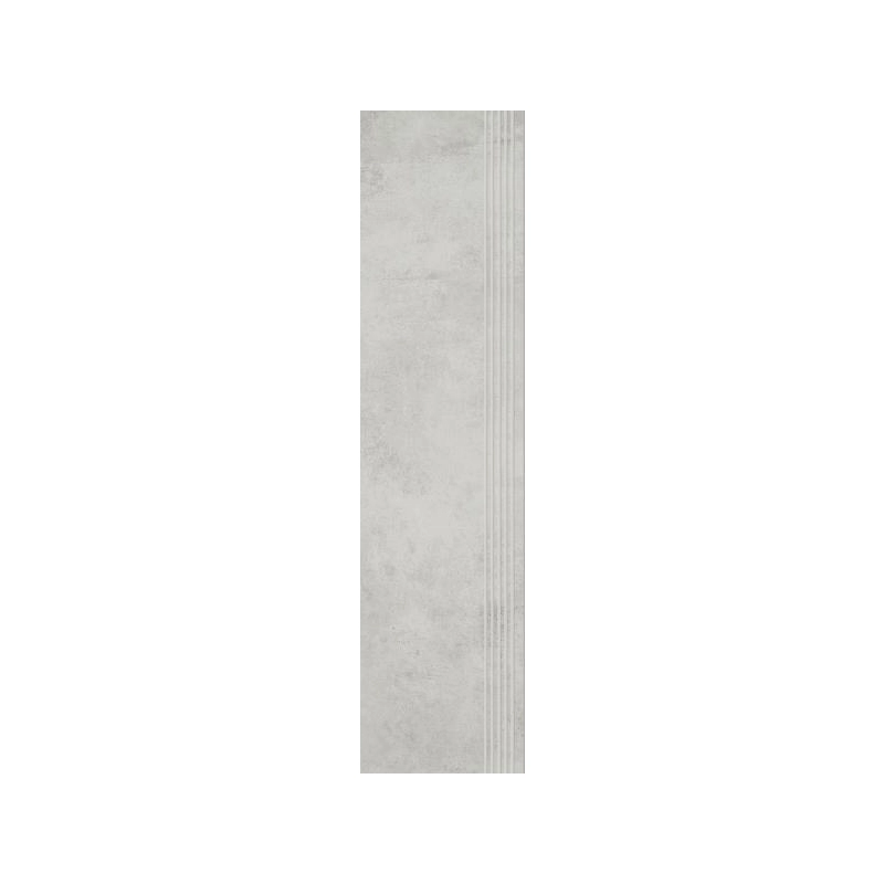 Scratch Bianco Stopnica Prosta Nacinana Mat. 29,8x119,8 Paradyż