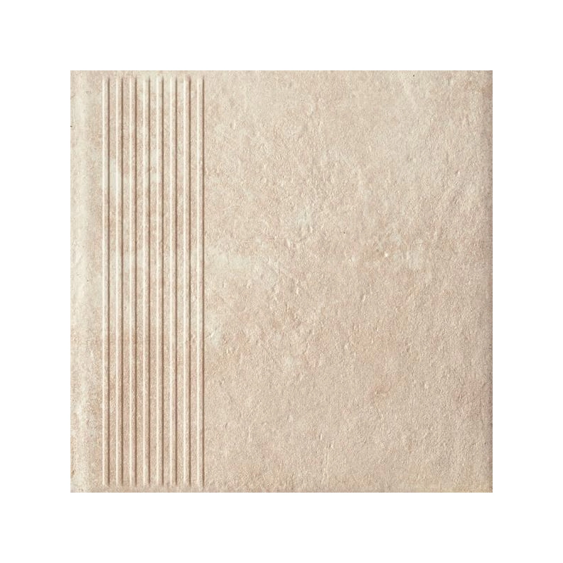 Scandiano Beige Stopnica Prosta 30x30 Paradyż