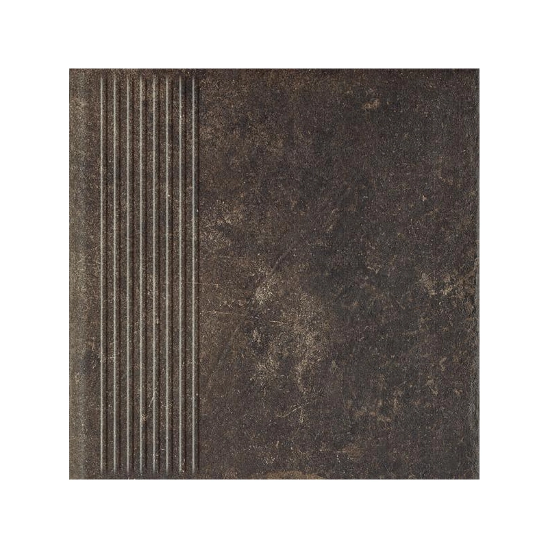 Scandiano Brown Stopnica Prosta 30x30 Paradyż