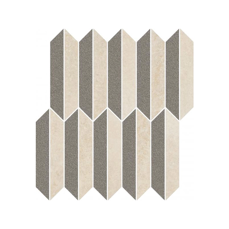 Mystic Shadows Beige Mozaika Cięta Mix Mat 27,4x29,8 Paradyż