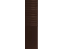 Płytka ścienna Groove brown 2 gloss STR 29,8x7,8x1 Tubądzin