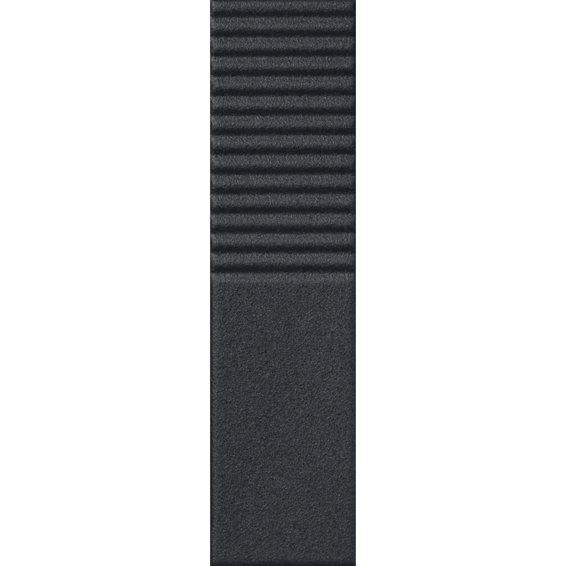 Płytka ścienna Groove graphite sugar 2 STR 29,8x7,8x1 Tubądzin