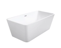 EVITA wanna wolnostojaca 160x80 (syfon z przelewem chrom) WAS-160-E Besco