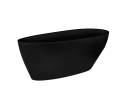 GOYA XS BLACK wanna wolnostojąca 142X62 (korek chrom) WMD-140-GB Besco