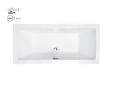 QUADRO SLIM wanna prostokątna 170x75 WAQ-170-SL Besco