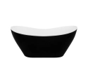 VIYA BLACK&WHITE wanna wolnostojąca 160x70 (korek grafit) WMD-160VWGR Besco
