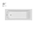 SHEA SLIM wanna prostokątna 160x70 WAS-160-SL Besco