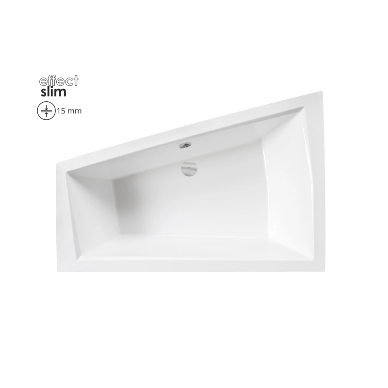 INTIMA DUO SLIM wanna asymetryczna  170x125 prawa WAID-170-SP Besco