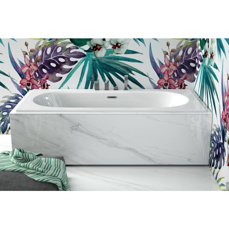 VITAE SLIM wanna prostokątna 150x75 WAV-150-SZ+ Besco