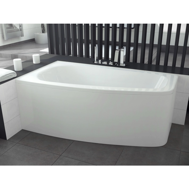 LUNA wanna asymetryczna 150x80 prawa WAL-150-NP Besco