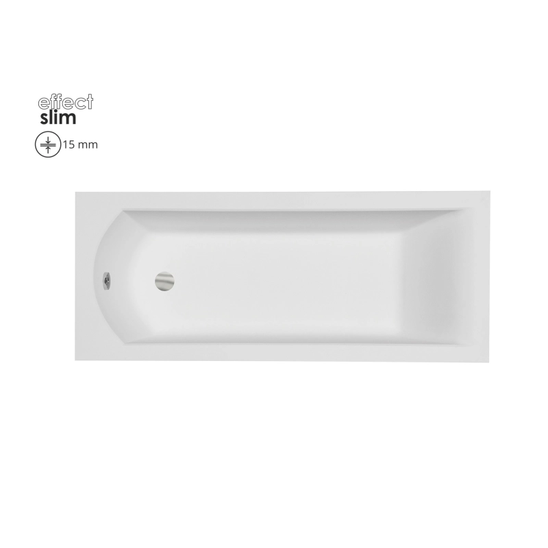 SHEA SLIM wanna prostokątna 170x70 WAS-170-SL Besco