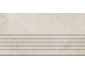 Stopnica podłogowa Remos white MAT 59,8x29,8x0,8 Tubądzin