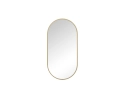 VIRGO lustro owalne 500x1000 mm gold LED