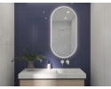VIRGO lustro owalne 500x1000 mm gold LED