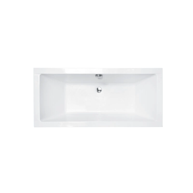 Prima Slim Wanna prostokątna do zabudowy, akrylowa, z przelewem, 1550x700 mm